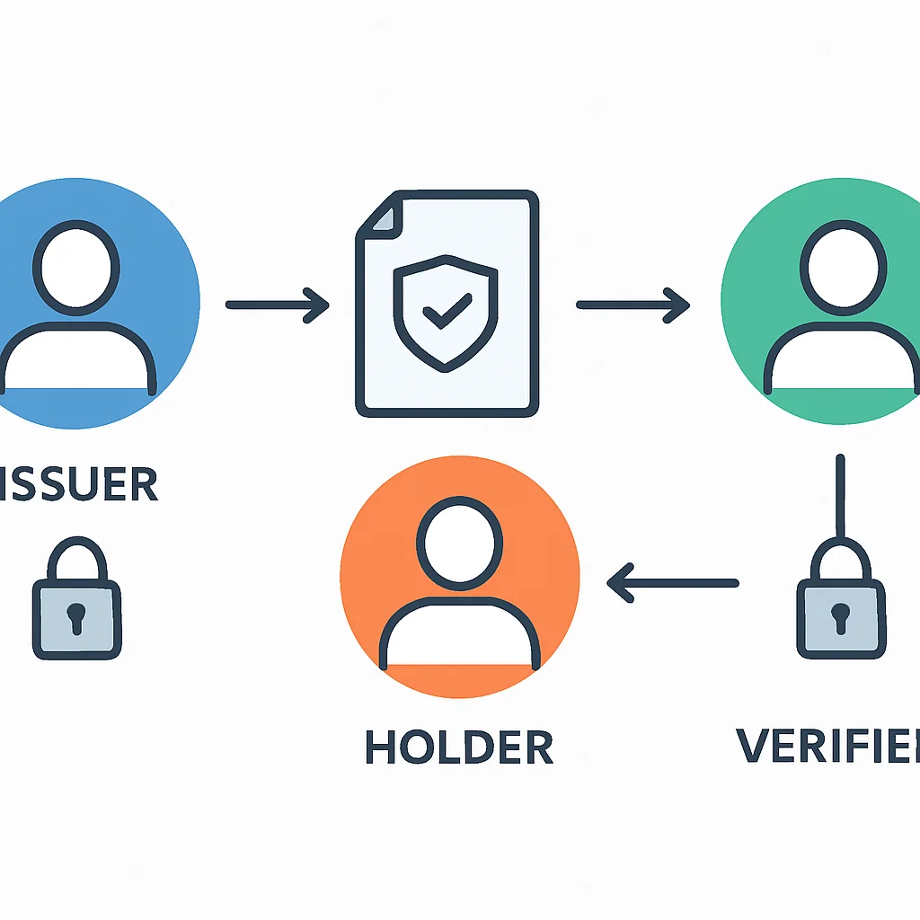 Verifiable Credential Lifecycle Flowchart