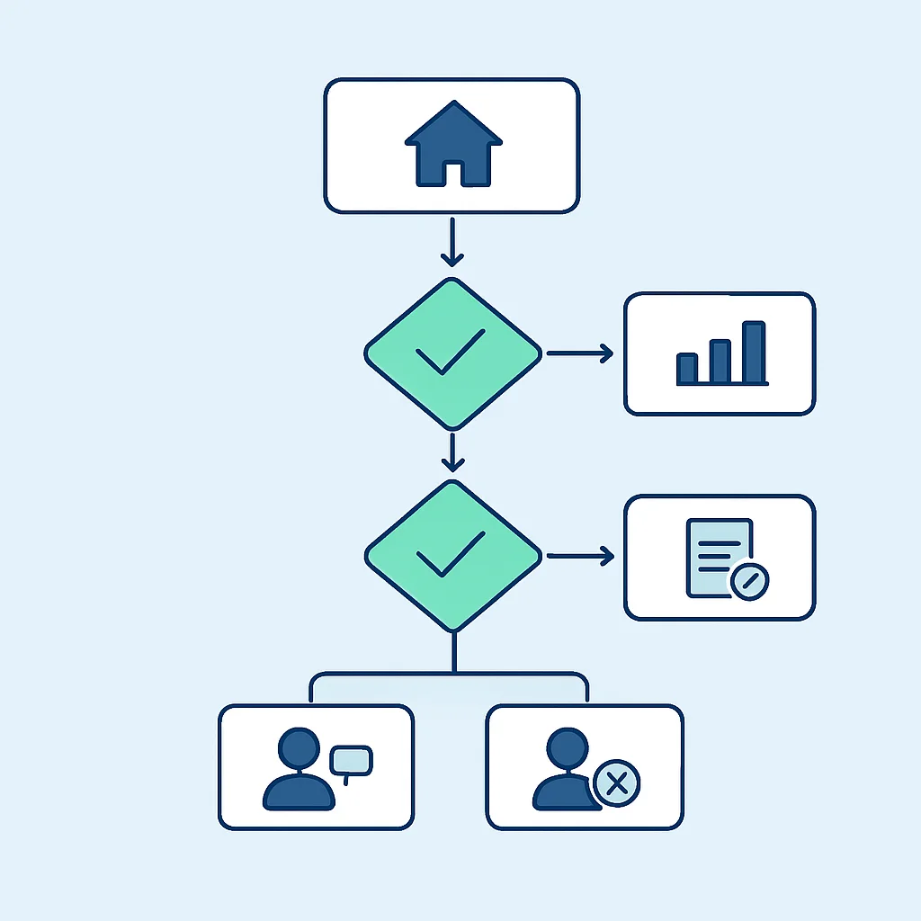 Flowchart: Rent increase process with Kappungsgrenze checks