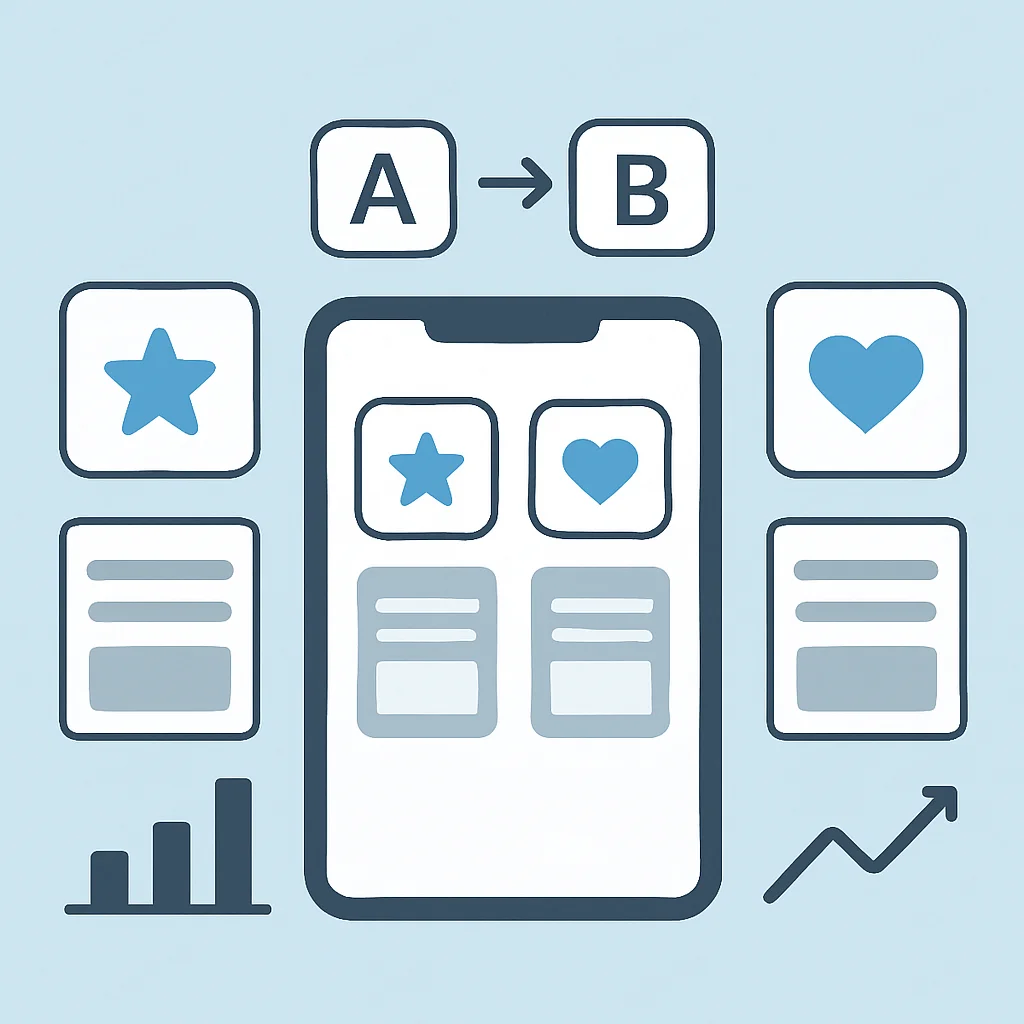 A/B testing app store visuals