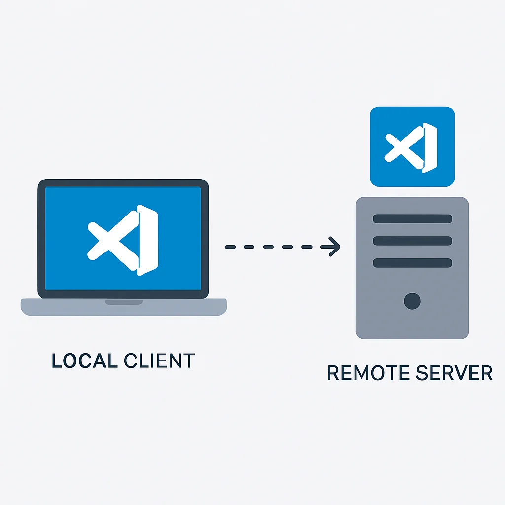 VS Code Remote architecture diagram