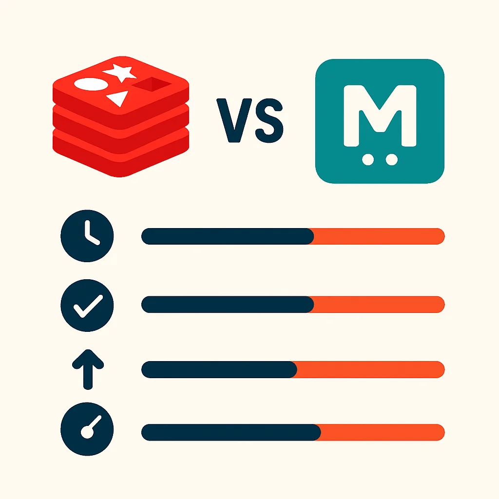 Redis vs Memcached Comparison Infographic