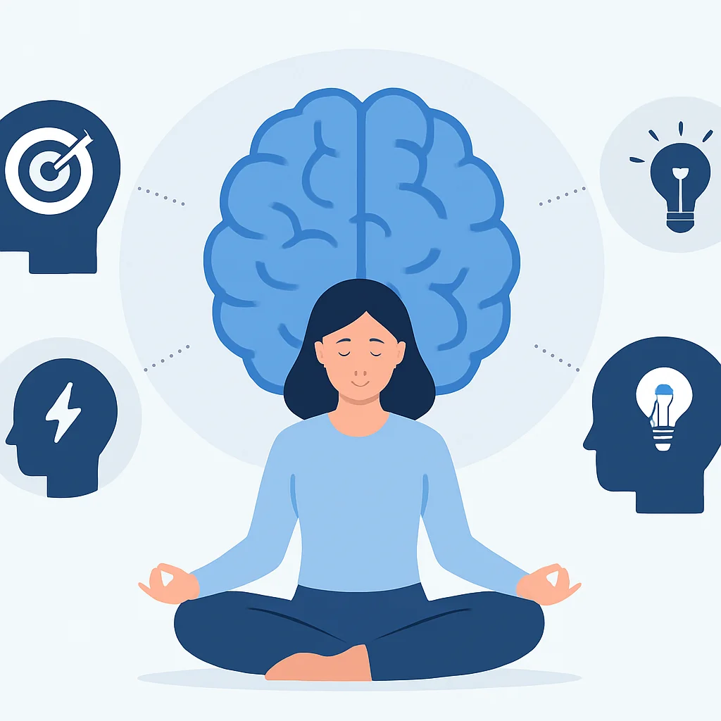 Brain Benefits of Meditation Infographic