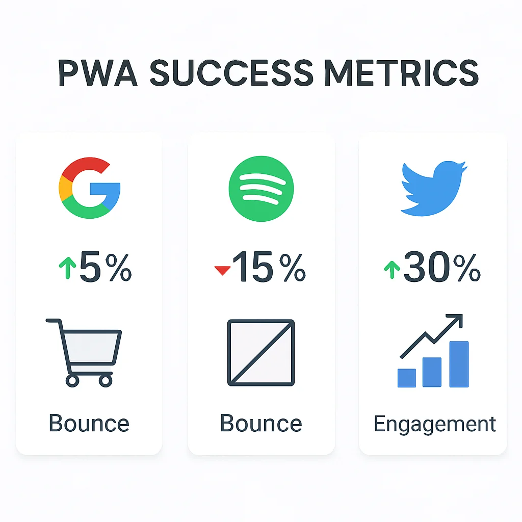 PWA business impact infographic