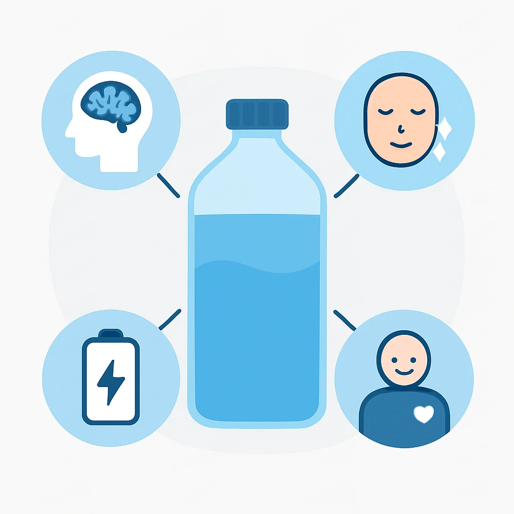 Benefits of Optimal Hydration Infographic