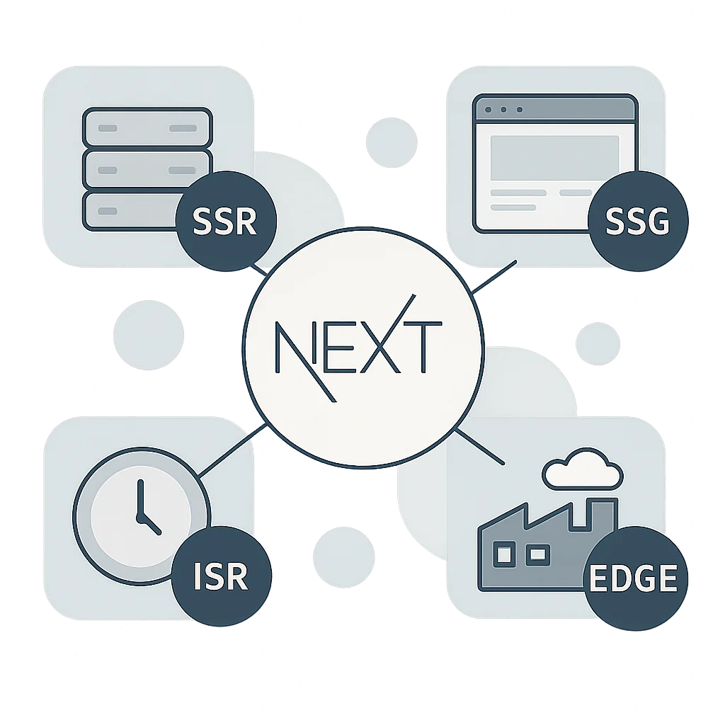Next.js ecosystem for web rendering strategies