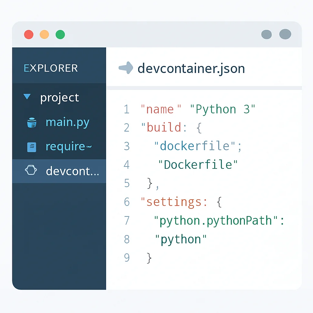 VS Code Dev Container configuration file