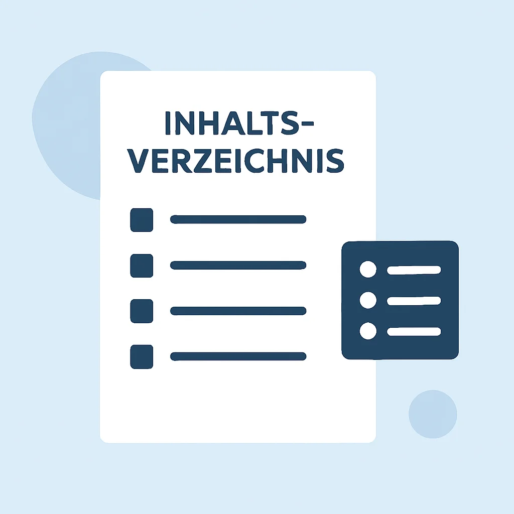 Inhaltsverzeichnis